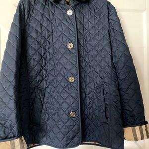Authentic Burberry quilted Jacket, XL, Worn once.